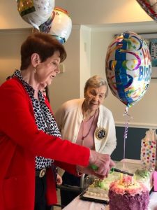 Estella Schulman celebrates her 100th birthday at Glen Arden in Goshen, NY